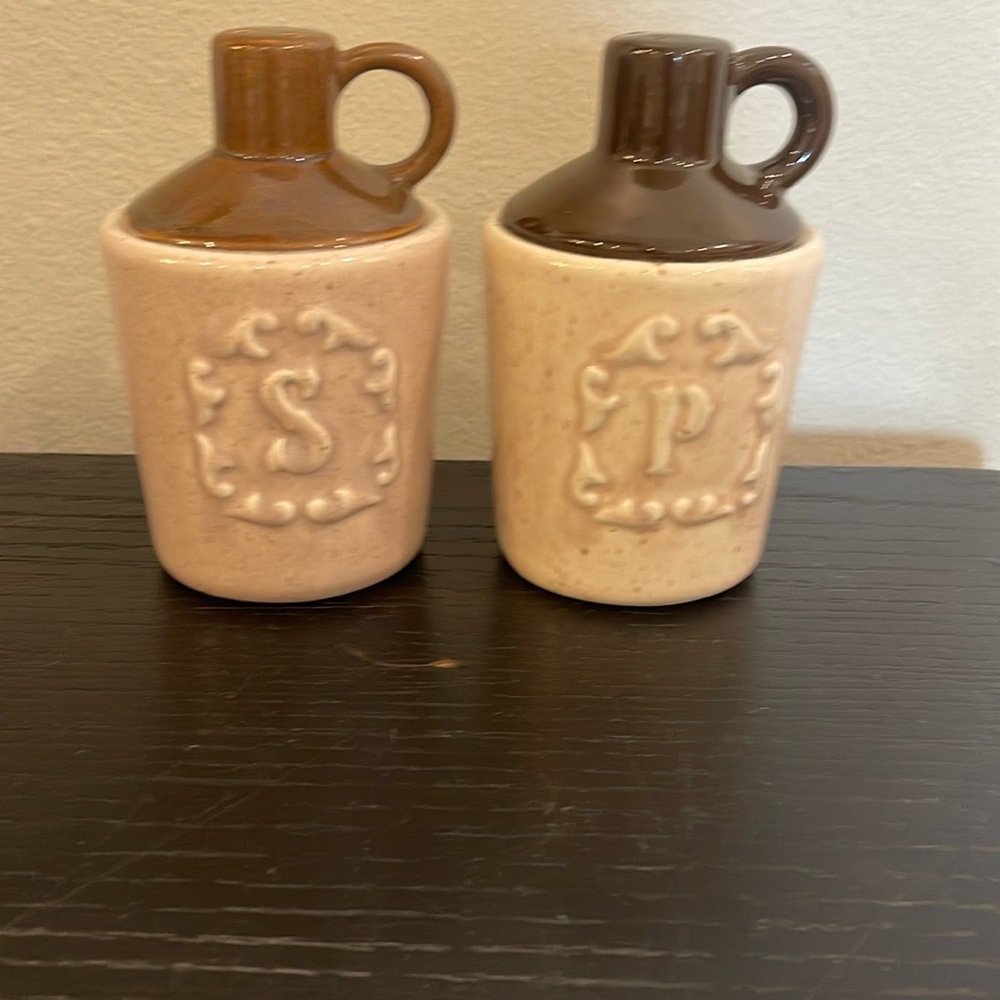 Vintage Moonshine Salt and Pepper Shakers